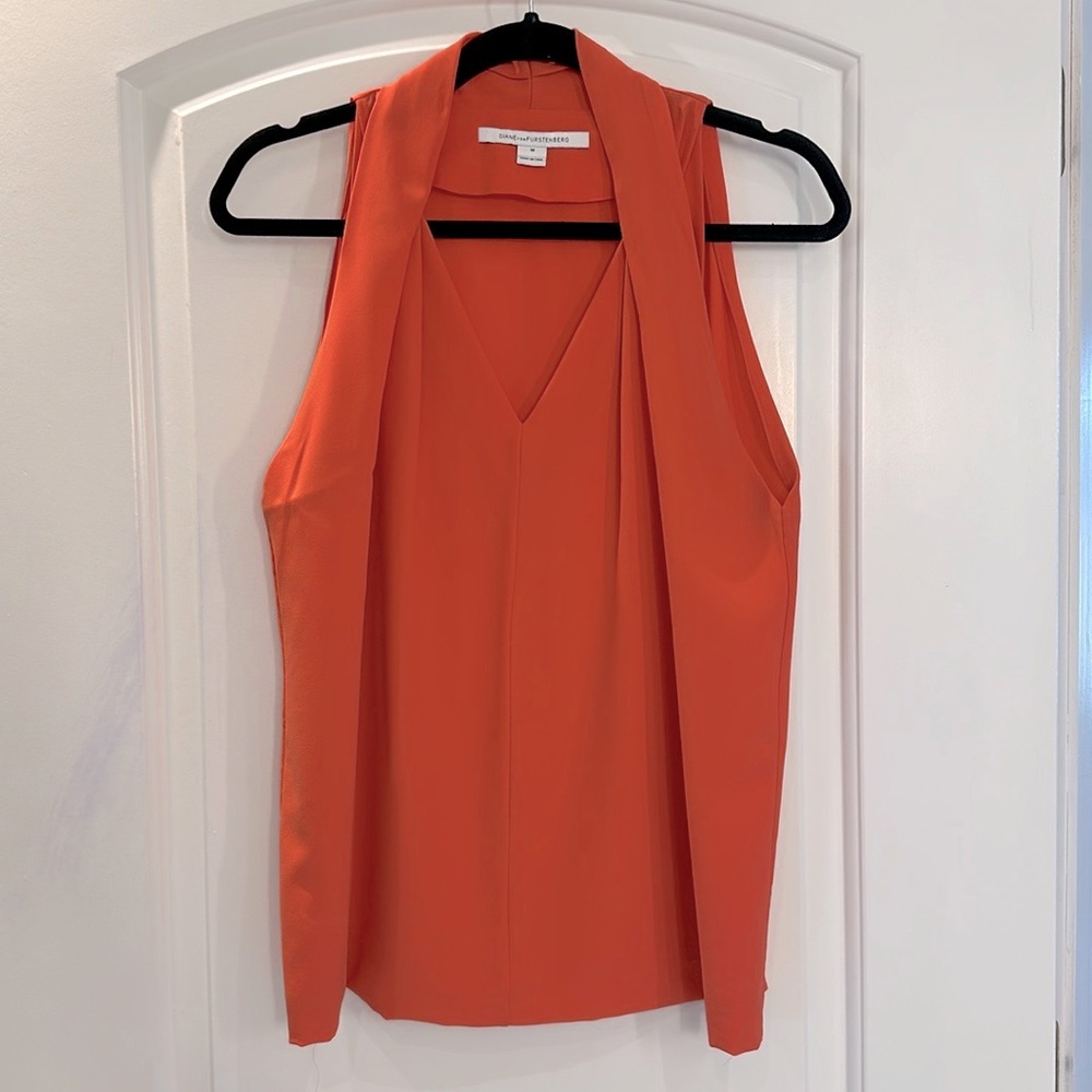 Diane Von Furstenberg DVF Regan Sleeveless Blouse - Picture 2 of 7